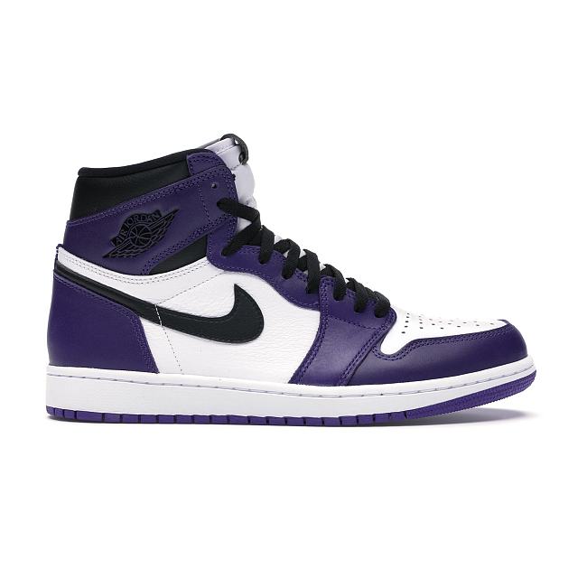 jordan 1 retro high court purple white