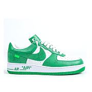 Louis Vuitton Nike Air Force 1 Low By Virgil Abloh Gym Green - 1A9V9V ...